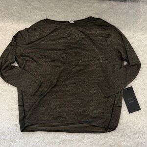 lululemon athletica Long Sleeve Tee in Black and Brown